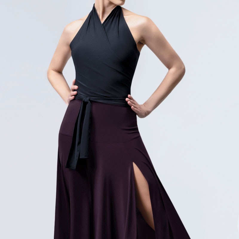 Exotic dance new summer women's practice performance clothes sleeveless cardigan straps modern practice top T2014