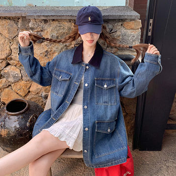 Women's clothing/ladies' boutique short jacket spring 2025 cotton 100%