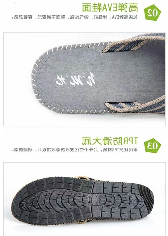 Giày đế dày chống trơn trượt cho nam mùa hè đi dép xỏ ngón và dép đi trong nhà - Giày thể thao / sandles giày sandal nam cao cấp