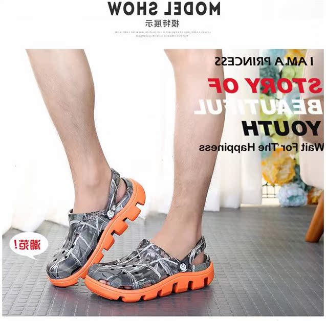 Giày bóng lỗ nhỏ nam và nữ đôi giày đi biển giày dép nam và nữ dép nam và nữ - Giày thể thao / sandles dép quai hậu nam gucci