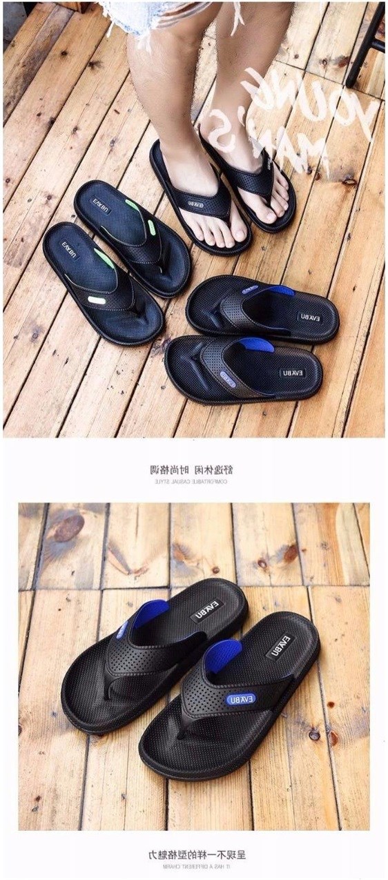 Mùa hè mới kéo chống trượt mặc nam xu hướng mát mẻ kéo clip kéo dép đi trong nhà - Giày thể thao / sandles dép quai hậu bitis nữ