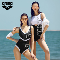 arena Arina swimsuit womens new thin belly triangle one-piece ins wind speed dry anti-chlorine sports swimsuit