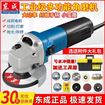 Dongcheng angle grinder hand grinding 850W grinding and polishing machine Multi-function 100 type cutting machine grinding machine electric tool