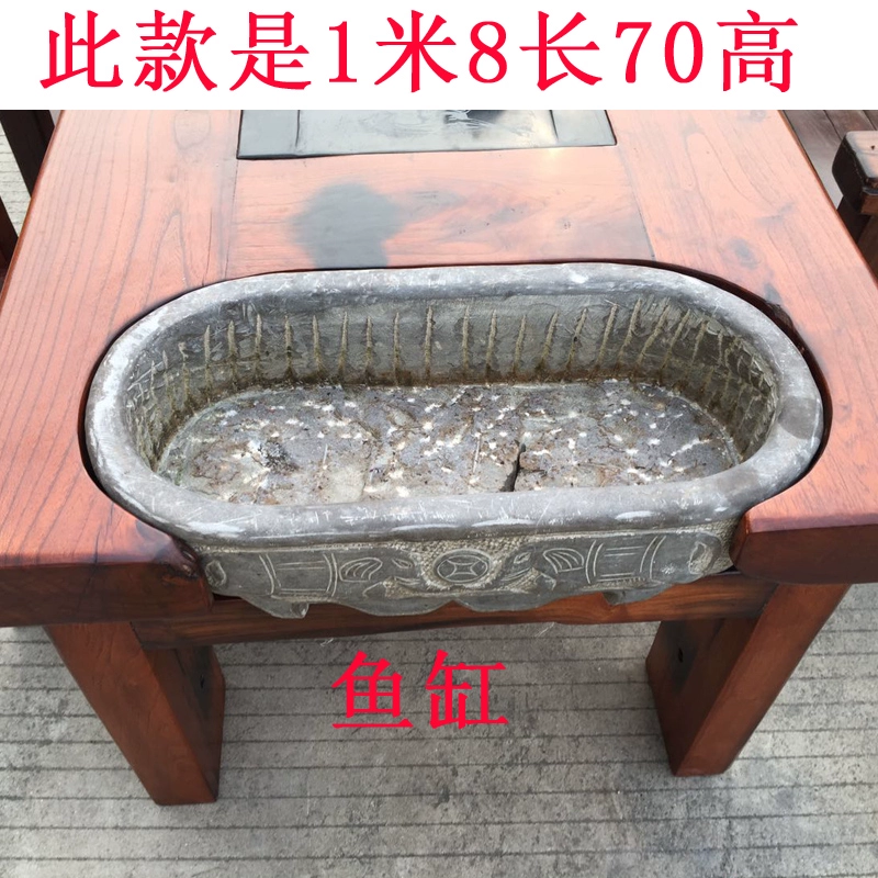 Cũ đồ gỗ bàn trà tàu thuyền bằng gỗ và ghế kết hợp của gốc sinh thái rắn bảng trà gỗ và ghế bàn trà bảng bể cà phê cá trà - Bàn trà