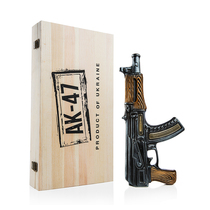Ukraine imported high-quality champagne region 700ml wine AK47 wooden gift box brandy distilled wine