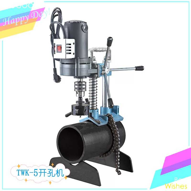 Tuwei pipe opening machine Detachable motor machine opening fire opening machine coca 219 galvanized pipe