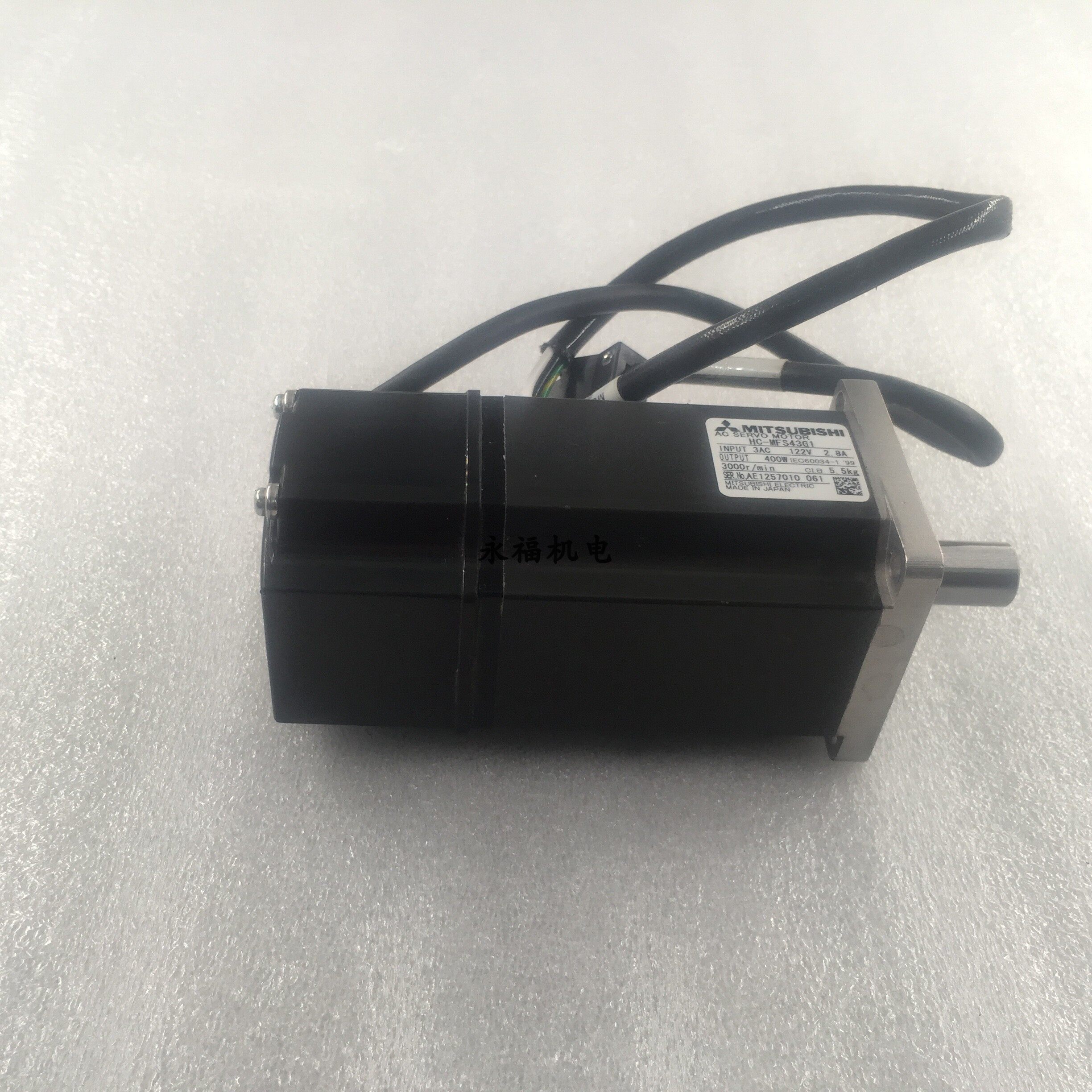 HC-MFS43G1 Mitsubishi servo motors 400W second hand detached work piece 