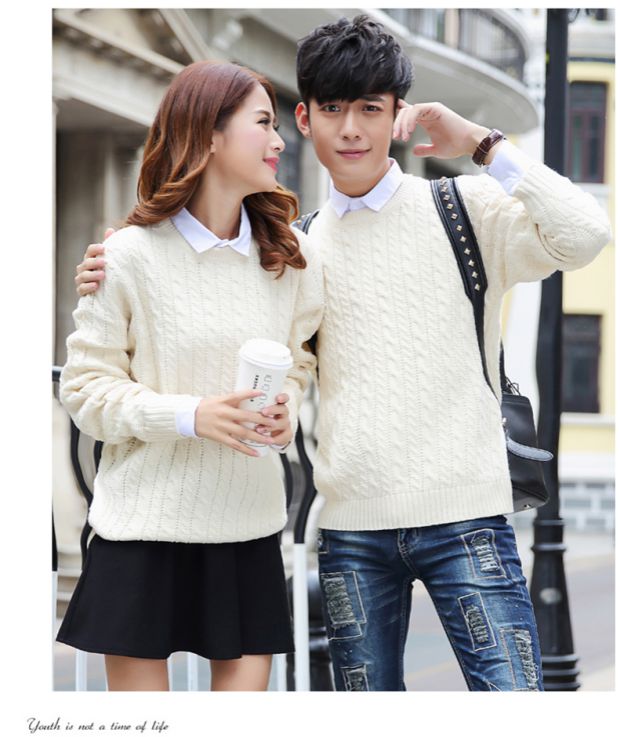 Áo len nam Hàn Quốc mới áo len nam cổ tròn Nhật Bản áo len xoắn cổ áo len thời trang Hàn Quốc ao khoac nam