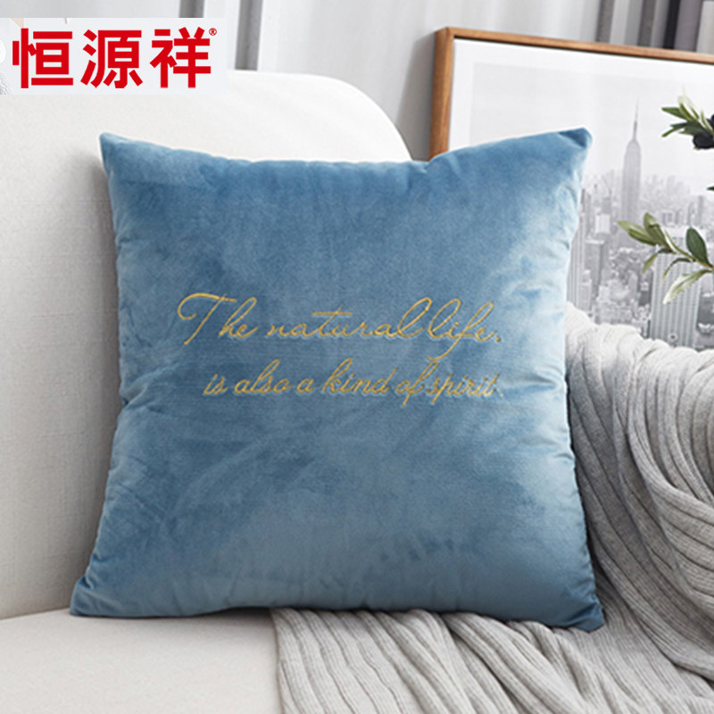 Hengyuanxiang throw pillow sofa living room cushion bed back pillow 45 throw pillow cover does not include core bedside pillow car use