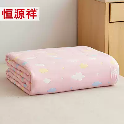 Hengyuanxiang cotton gauze bath towel Towel quilt Cotton summer cool quilt single double air conditioning quilt Children's bath towel