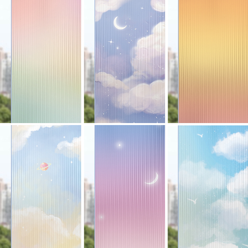 Dream cure three-dimensional Changhong glass film gradient film frosted window paper anti-light translucent opaque decoration