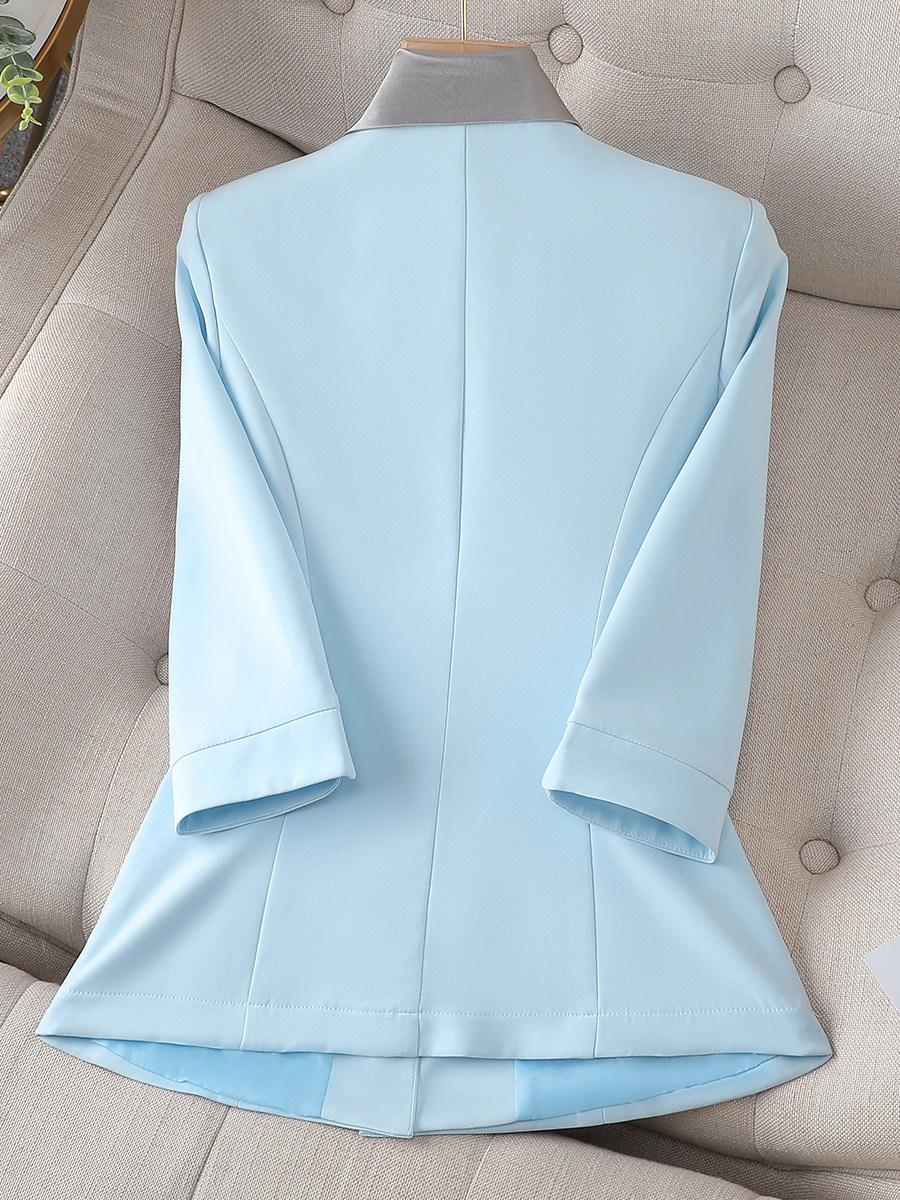 BEAUTY SALON OVERALLS WOMENS THREE-QUARTER SLEEVE CATERING WAITER HOTEL CLEANING AND HEALTH CARE HALL FOOT BATH TECHNICIAN OVERALLS SET