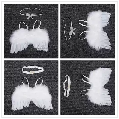 2021 new photography props full moon 100 days Baby Photo Newborn Baby Baby Angel wings