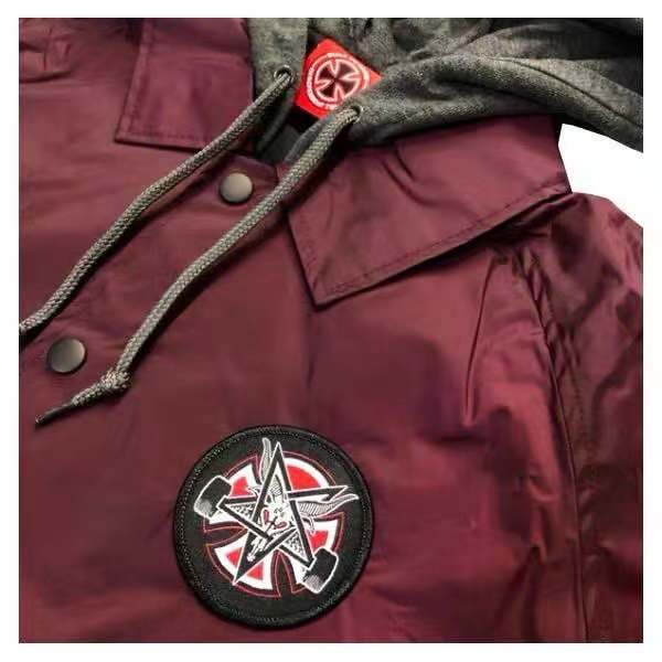 Thrasher indy coach jacket Independent skateboarding coach warm windshirt