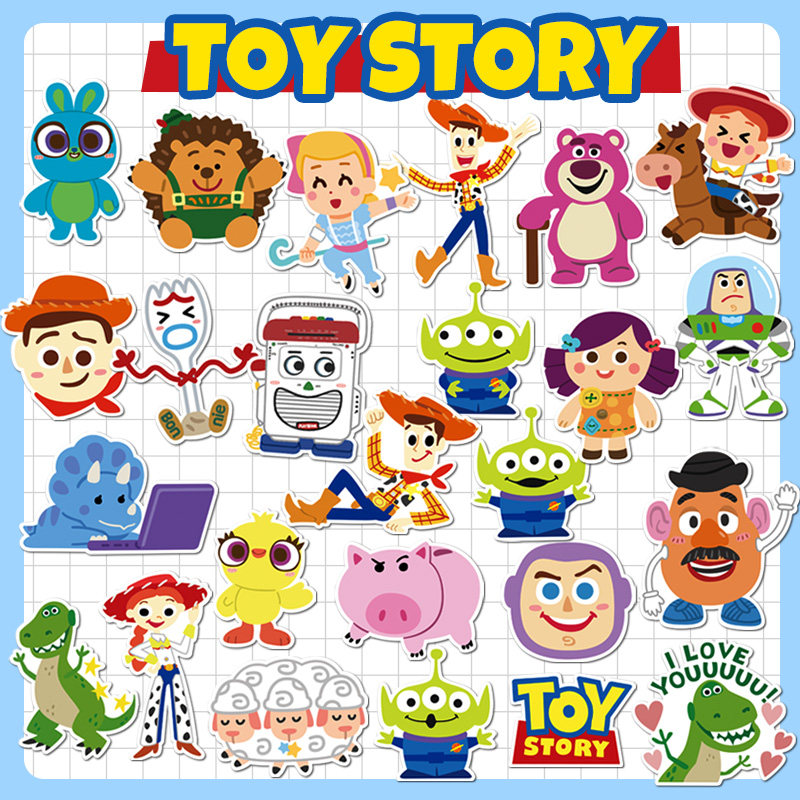 Toys Total Mobilization Stickers Water Glasses Three Eyelid Cartoon Suitcase suitcase Decorative Pens electric stickers