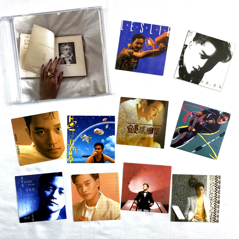 Zhang Guorong Brother Sticker Classic Nostalgia 80 Rear Star Mobile Phone Protection Shell Decoration Retro Record Cover Sticker 10 sheets