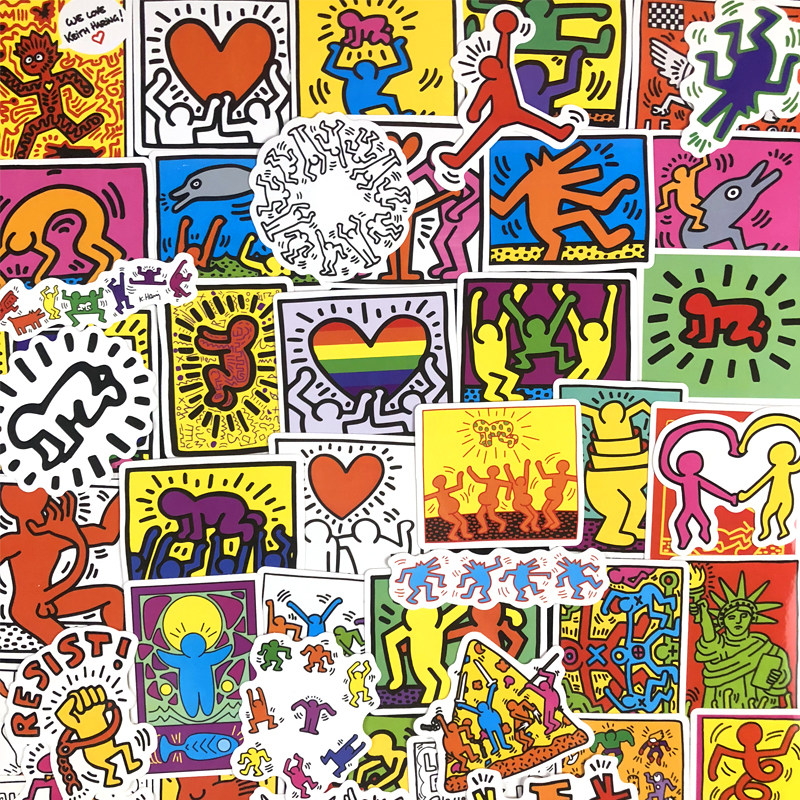 50 cases of Case Halin sticker Chauffiti Personality Graffiti with Suitcase Sticker Pen electric cabinet decoration