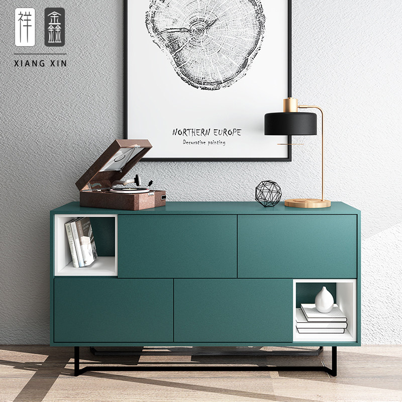 Nordic simple light luxury dining cabinet modern living room multifunctional overall cabinet cupboard cupboard tea cabinet dining room cabinet storage cabinet