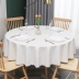 khăn trải bàn nhà hàng 2022 Tablecloth Waterproof Oil -Proof và Hot -free Water -Tree Hotel Hotel Round Round Bàn tròn Bàn vải vải vải vải khăn trải bàn tết mẫu khăn trải bàn hội trường Khăn trải bàn