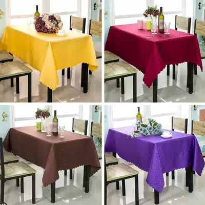European-style hotel tablecloth Round table tablecloth Table cloth Rectangular dining room hotel round tablecloth cloth square