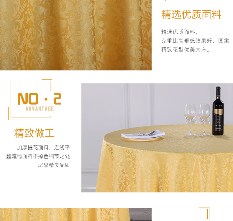 Khách sạn bàn tròn khăn trải bàn vải phong cách châu Âu nhà hàng bàn vải lớn bàn tròn khăn trải bàn tròn khăn trải bàn khăn trải bàn uống nước