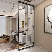 Light Extravagant Stainless Steel Screen Titanium Gold Modern Living Room Dining Room Partition Small House Type Entrance Shelter Hygn Metal Decoration