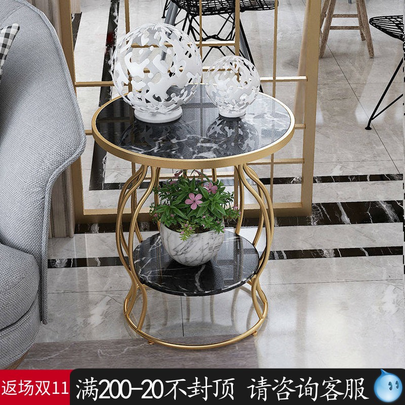 Marble sides a few small tea table double room sofa side cabinet corner a few balconies small round table minimalist around modern bed head cabinet