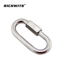 RICHWITS stainless steel metal quick connection link chain Buckle does not rust