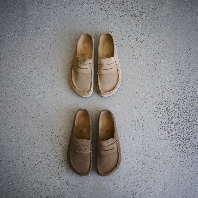 Birkenstock Naples 25Ss Birkenstock Cork-Soled Closed-Toe Slip-On Casual Shoes and Sandals