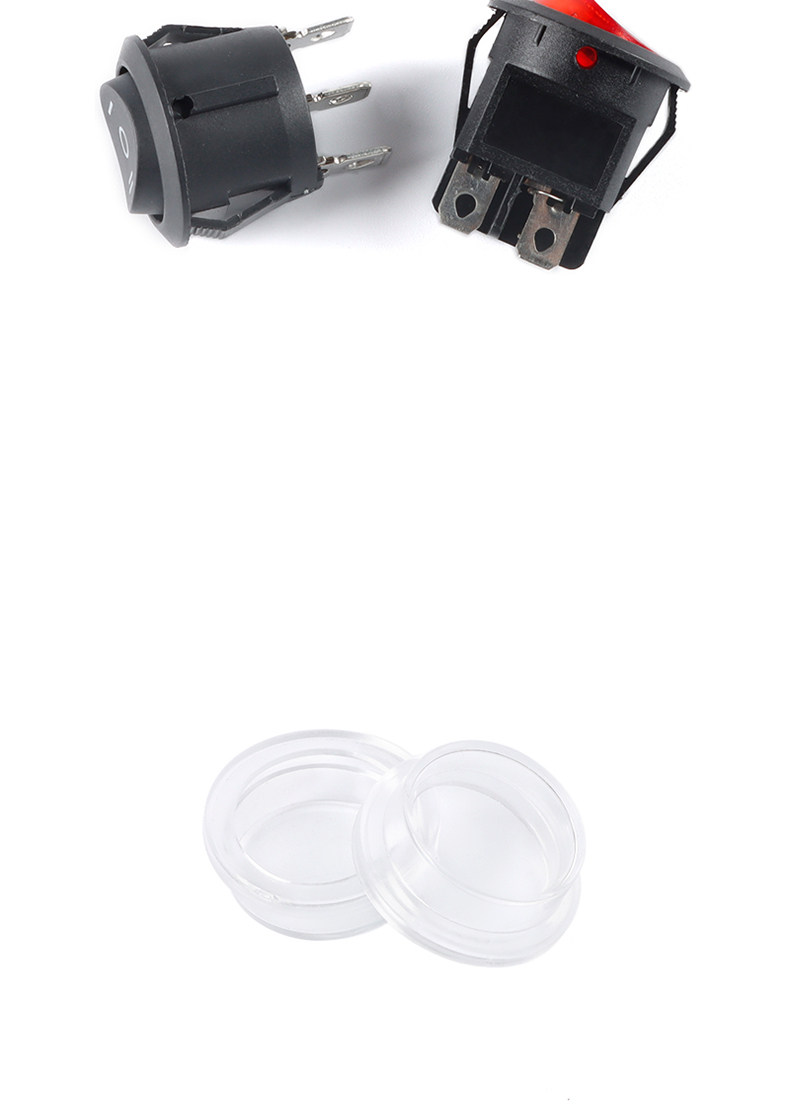 Your cee KCD1 Round Boat-Shaped Rocker Switch with Light, 2/3 Speed 2/3 ...