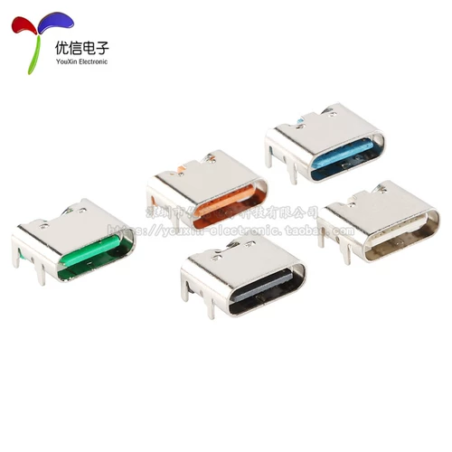 USB-разъемы Type-C USB-разъема самка/мужская головка Прямой подключаемый плагин Платаный сокет 2P6P14P16P24P Интерфейс быстрый заряд