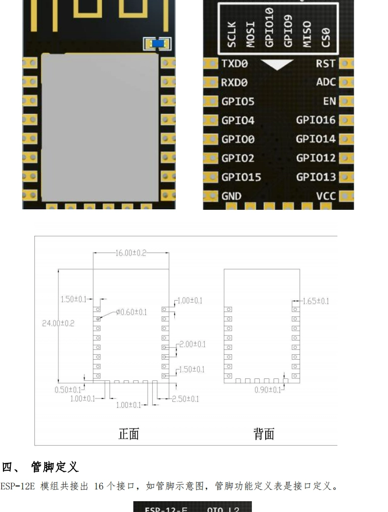 [Uxin Electronics] Mô-đun không dây quan trọng của ngành WIFI nối tiếp ESP-12E ESP8266