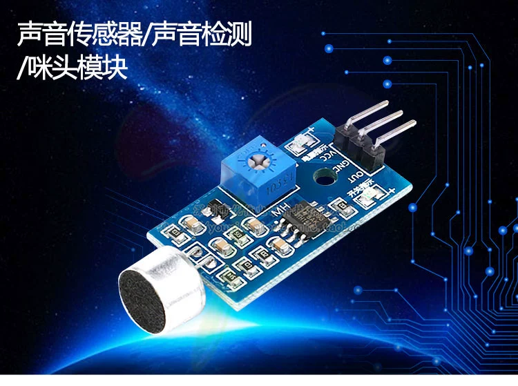 [Uxin Electronics] Mô-đun cảm biến âm thanh, mô-đun phát hiện âm thanh, mô-đun micrô, công tắc còi điều khiển bằng giọng nói