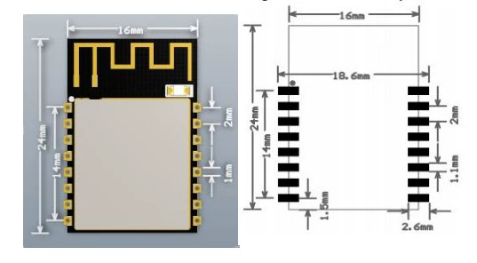 [Uxin Electronics] Cổng nối tiếp ESP-12S/WiFi/ESP8266 cấp công nghiệp tới mô-đun truyền dẫn trong suốt WiFi/không dây