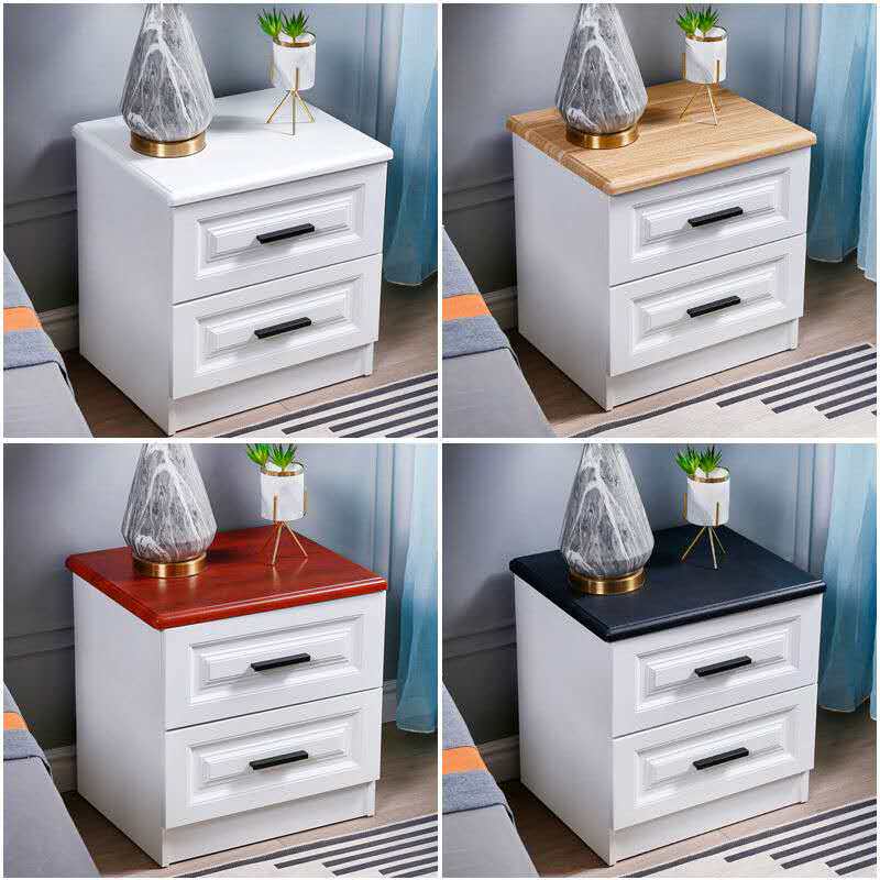 Bed cabinet Simple modern simple Nordic bed storage White economical light luxury bedroom small cabinet storage cabinet