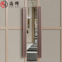 Chinese imitation ancient gate handle ancient bronze color solid wood door sliding door handle custom glass door pair with handle armrests