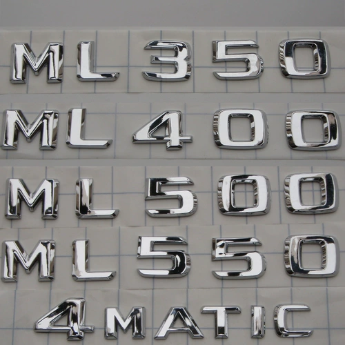 Old Mercedes -Benz ML Class ML400 ML350 Modified Ml500 Алфавитная метка хвоста