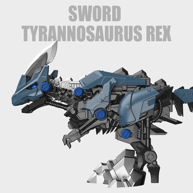 Dinosaur electric toy vice-guide dragon simulation model disassembly building block assembly puzzle children large number combined toy