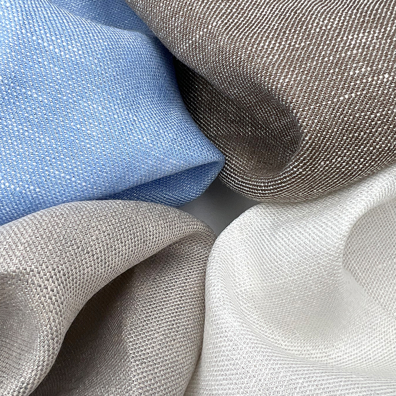 Linen Silver Thread Shimmer Fabric, 11 Colors Available, Same Style as Big Brand Bc, for Suits, Jackets, and Vests