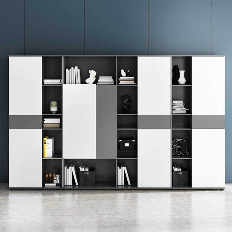 White file cabinet information cabinet boss bookcase plate file storage storage cabinet office background file cabinet