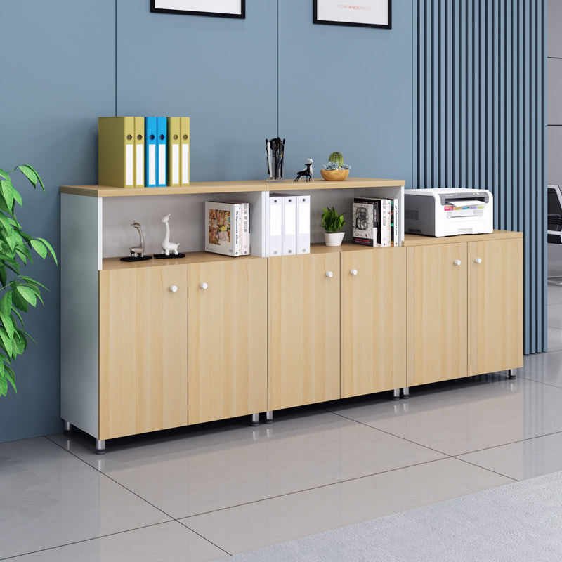 Office partition cabinet tea cabinet minimal modern partition cabinet Copyright work table printer cabinet