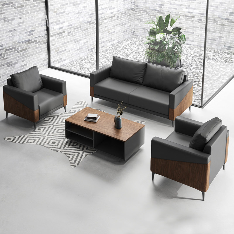 Office Members Sofa Tea Several Combination Waiting Area to Talk About Business Leisure Sofa
