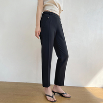 SOULKISS small nine points B defeat high elastic pants king _ Thin slim casual small foot nine points pants female summer