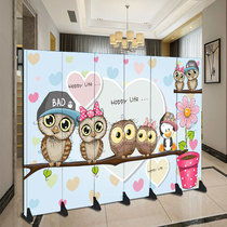 Kindergarten screen partition cartoon school mother and baby room home mobile folding cute childrens room bedroom folding screen