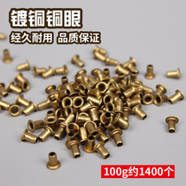 Copper-plated eye nest frame Special copper eyelet Copper-plated nest frame Eye nest frame wire-piercing hole Bee tools Beekeeping tools