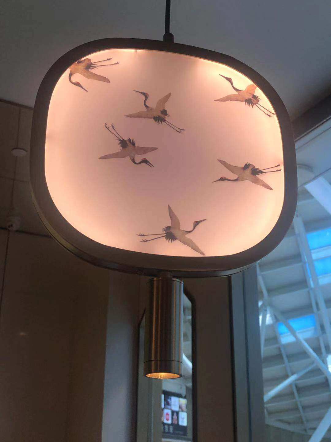 Nordic dining room lamp bar custom chandelier personality creative bedroom bedside lamp clothing store modern simple lamps