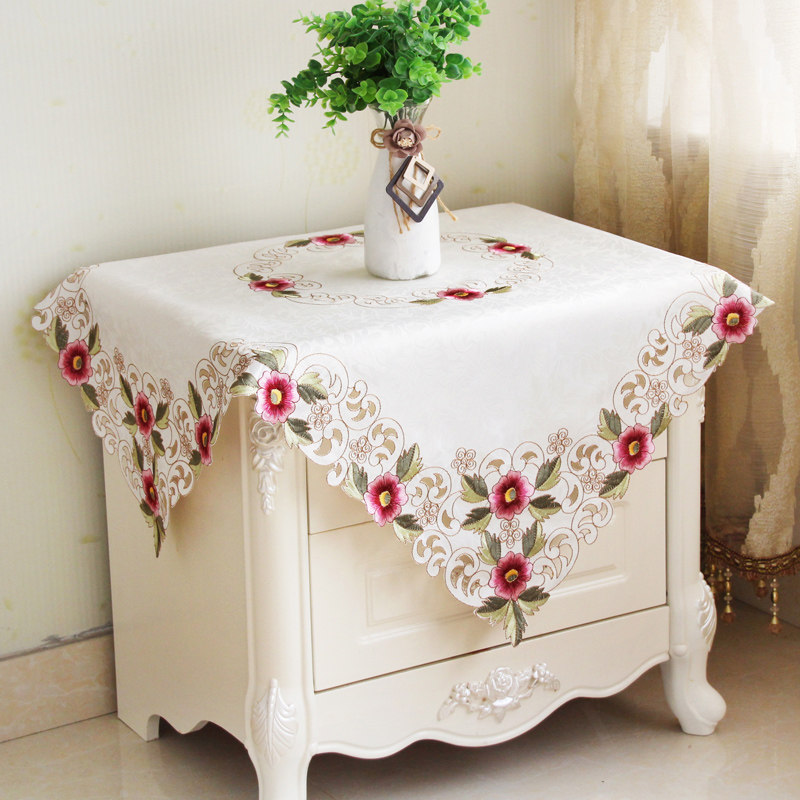 Multi-purpose cover towel Bed cabinet tablecloth fabric Microwave oven bed cabinet cover refrigerator Washing machine universal towel cover cloth tablecloth