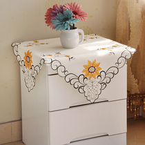 Bed head cabinet cover cloth cover towels garden small fresh anti-dust small tablecloths cloth washing machine multipurpose dust cloth cover embroidery table cloth