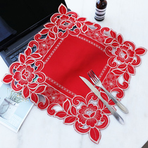 Notebook cover cloth embroidered tea tray tea set soybean milk machine small household appliances multi-purpose cover Cup cover towel printer dust cloth