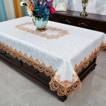 Nordic style tea table TV cabinet Composition Table cloth Modern brief Chinese red wood table cloth rectangular upscale luxury